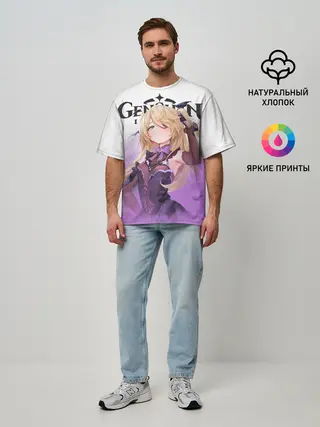 Мужская футболка оверсайз / ФИШЛЬ