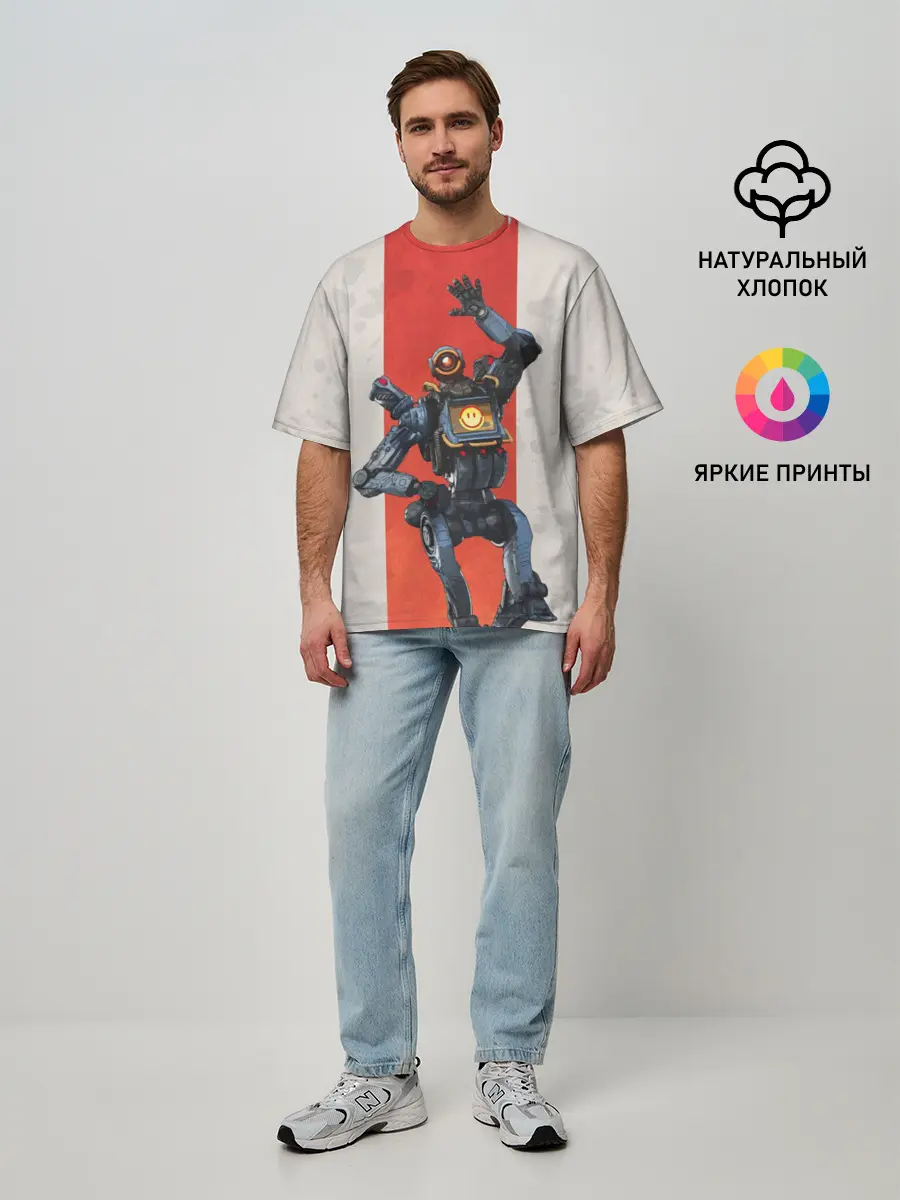 Мужская футболка оверсайз / APEX LEGENDS - Pathfinder