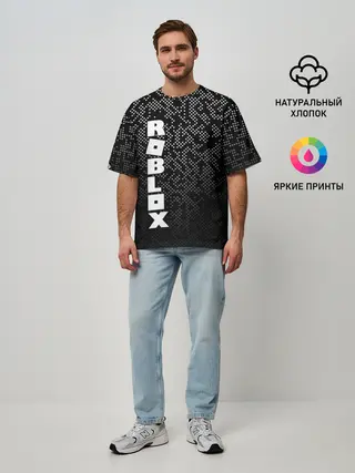 Мужская футболка оверсайз / Roblox