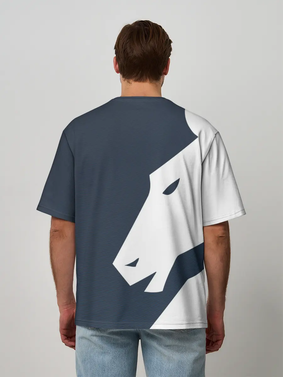 Мужская футболка оверсайз / cs:go - Liquid team