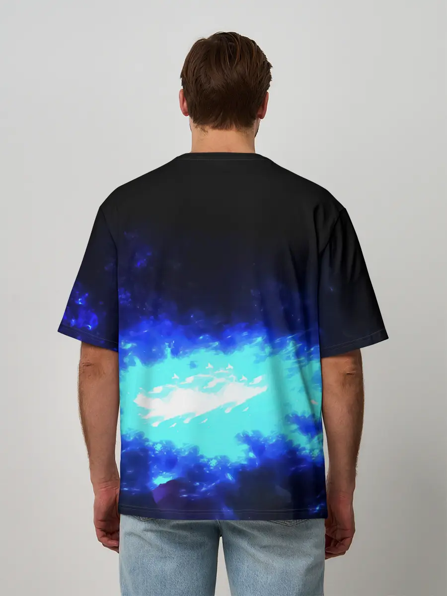 Мужская футболка оверсайз / Гуль Киришима