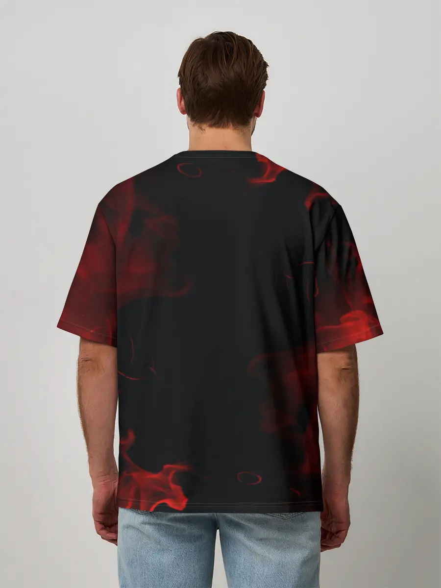 Мужская футболка оверсайз / NPC | GEARS OF WAR