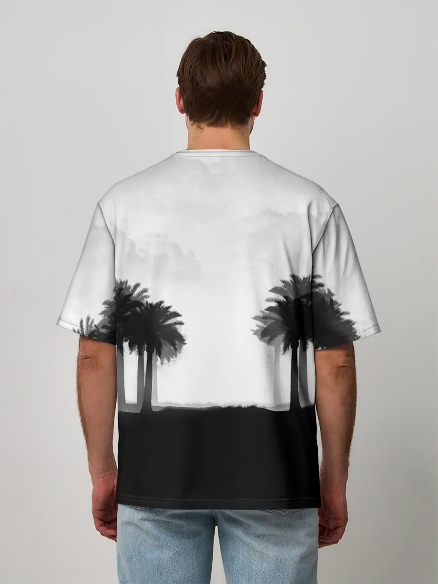 Мужская футболка оверсайз / Im rich. im miserable. GTA 5