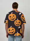 Мужская футболка оверсайз / Весёлые тыквы