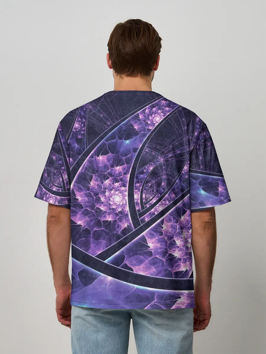 Мужская футболка оверсайз / АЛЬБЕДО в Назарике