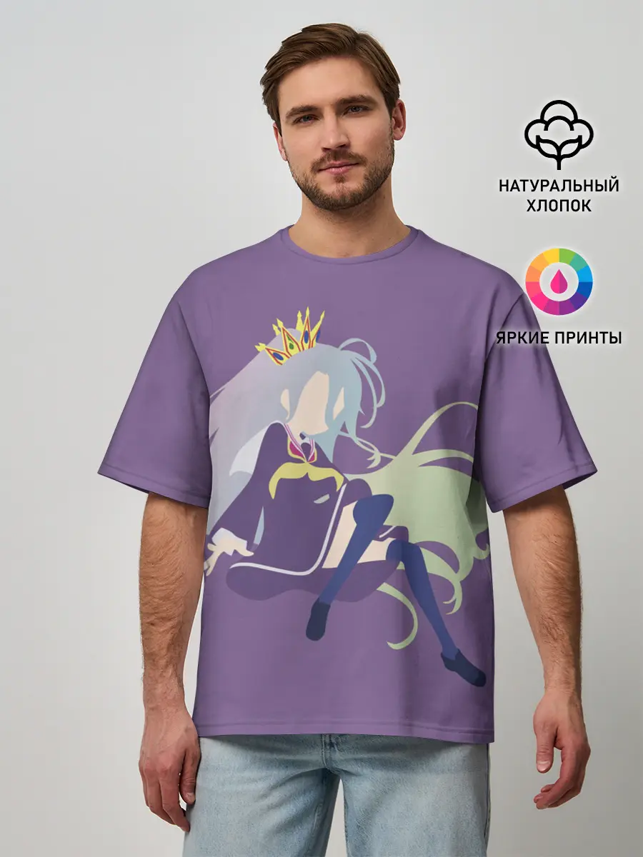 Мужская футболка оверсайз / Широ арт