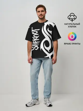 Мужская футболка оверсайз / Slipknot