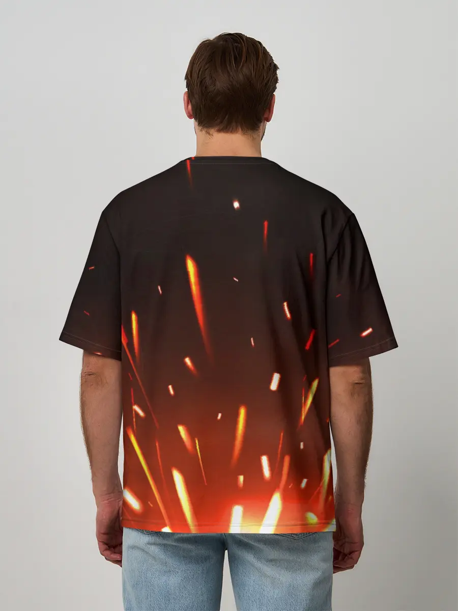 Мужская футболка оверсайз / CHEVROLET