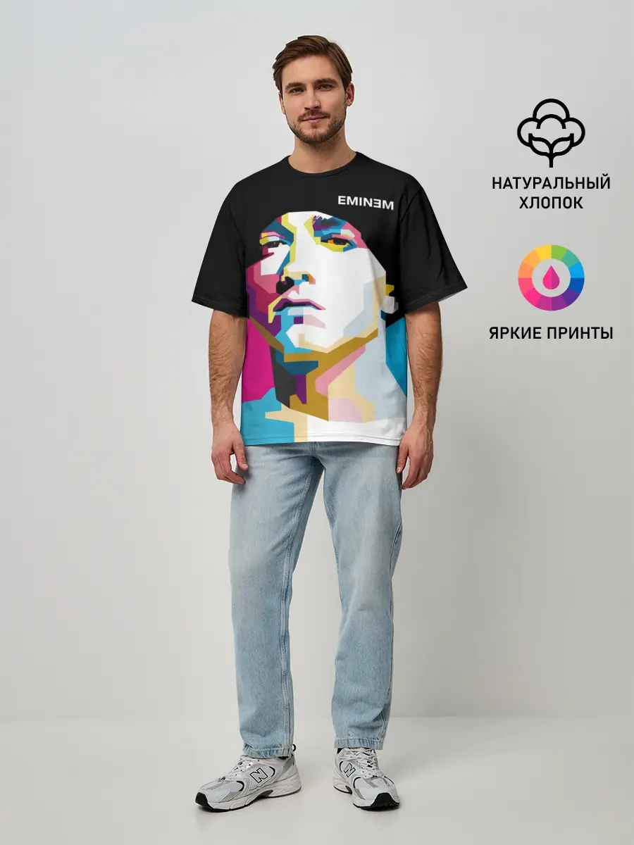 Мужская футболка оверсайз / Eminem