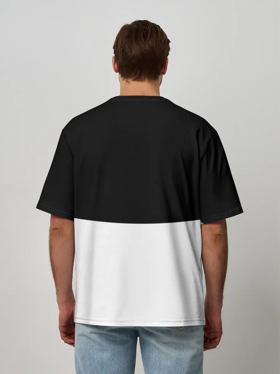 Мужская футболка оверсайз / Kumamon повис