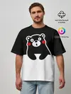 Мужская футболка оверсайз / Kumamon повис