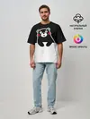Мужская футболка оверсайз / Kumamon повис