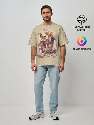 Мужская футболка оверсайз / Силиконовая долина