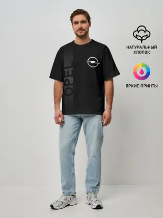 Мужская футболка оверсайз / Опель | Opel