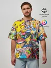 Мужская футболка оверсайз / Pokemon