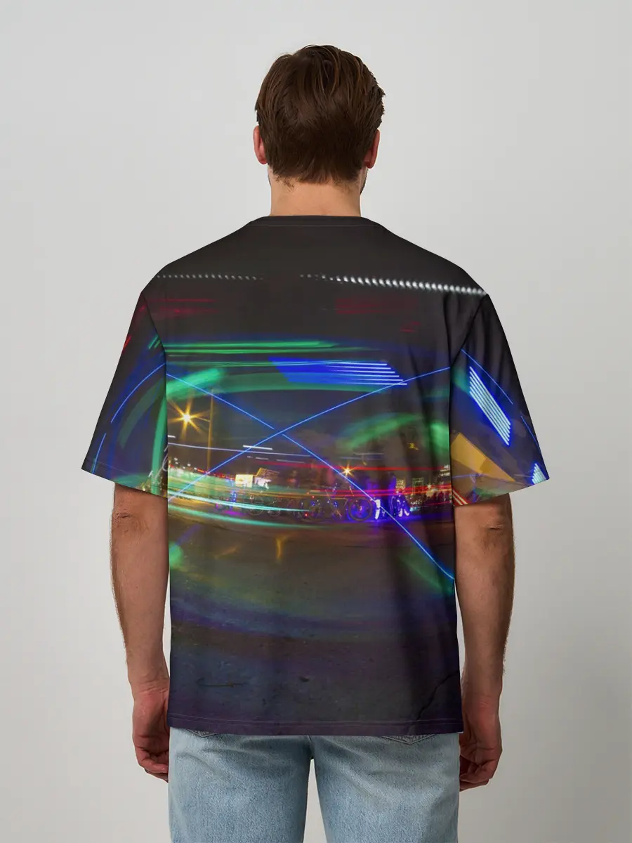 Мужская футболка оверсайз / Neon