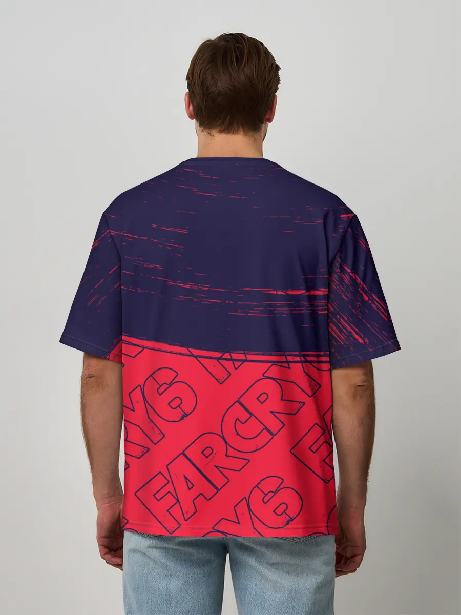 Мужская футболка оверсайз / FAR CRY 6 / ФАР КРАЙ 6