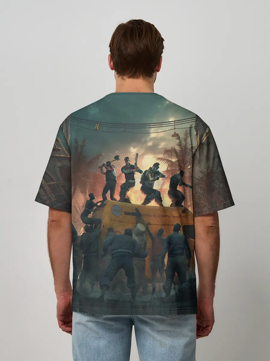 Мужская футболка оверсайз / Dying Light