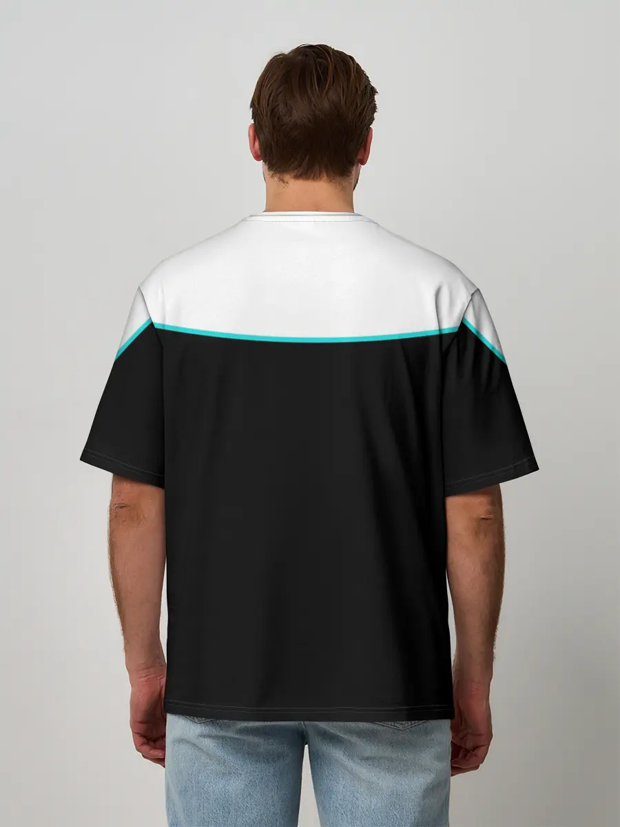 Мужская футболка оверсайз / DETROIT AX400 | ДЕТРОИТ