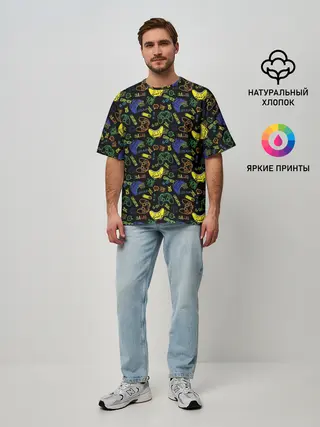 Мужская футболка оверсайз / Игроман