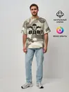 Мужская футболка оверсайз / ВДВ!