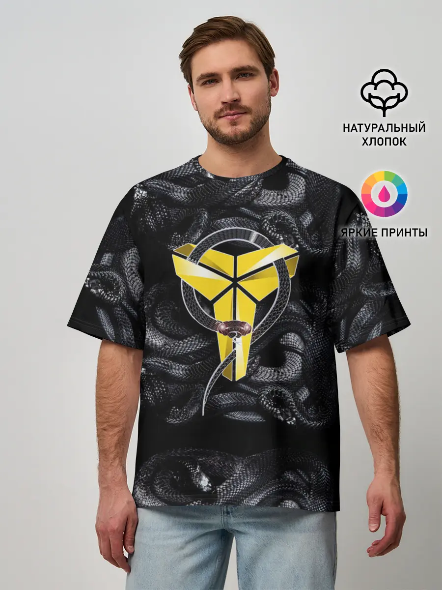 Мужская футболка оверсайз / Los Angeles Lakers