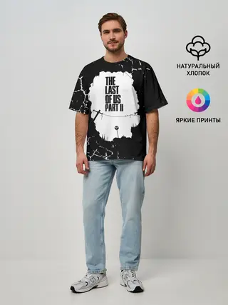 Мужская футболка оверсайз / THE LAST OF US | ОДНИ ИЗ НАС