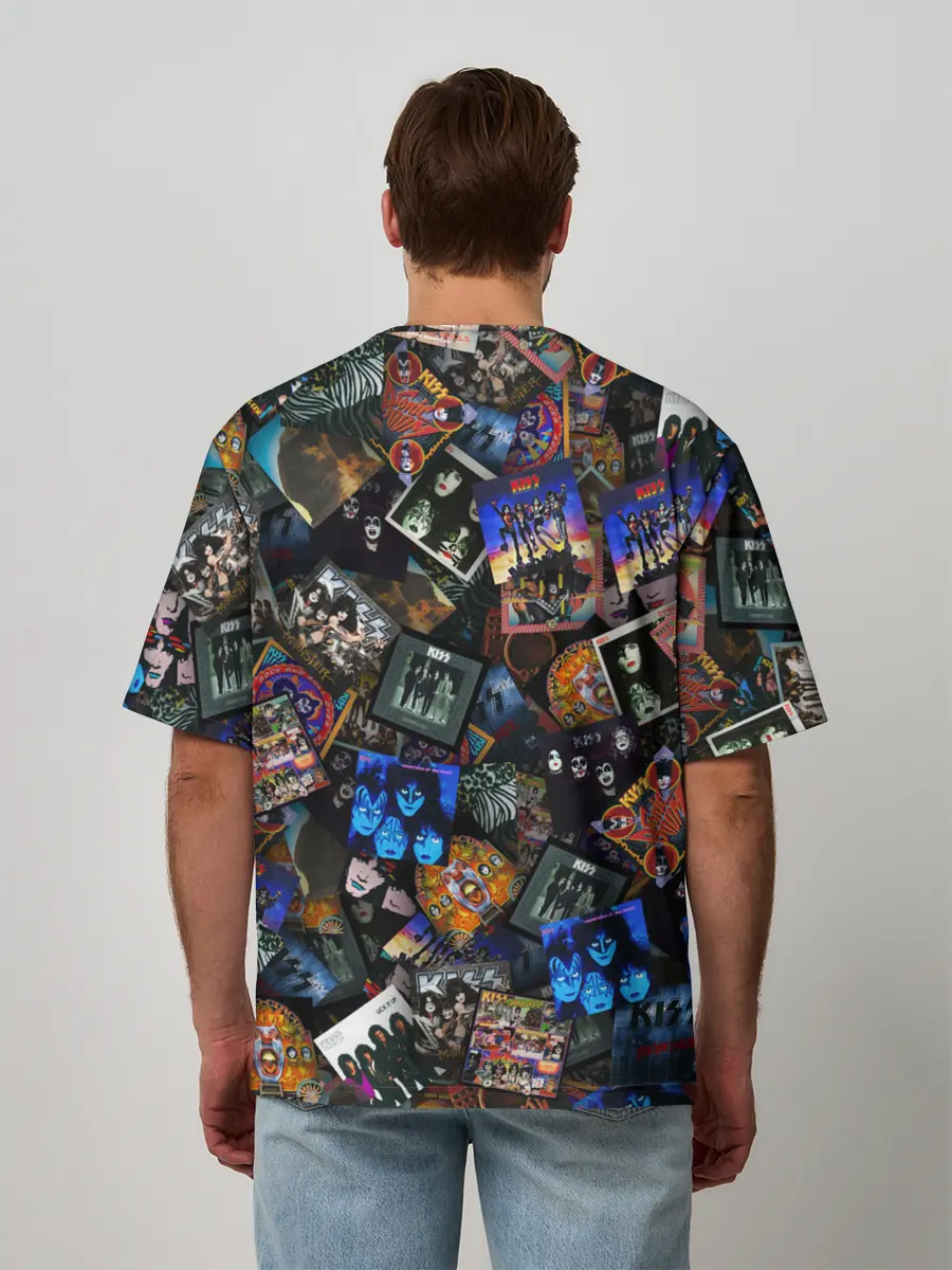 Мужская футболка оверсайз / Дискография KISS