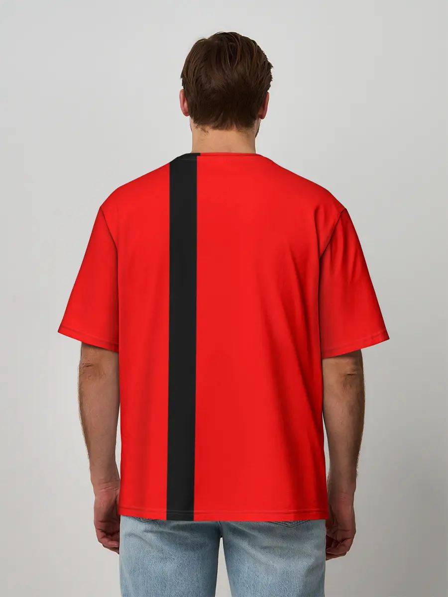 Мужская футболка оверсайз / С гербом СССР