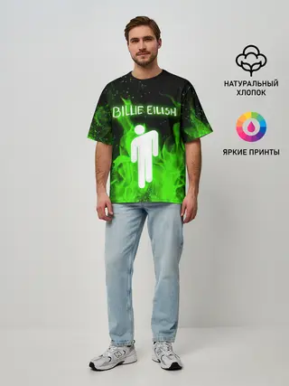 Мужская футболка оверсайз / BILLIE EILISH