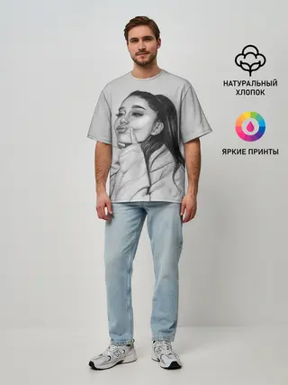 Мужская футболка оверсайз / Ariana Grande