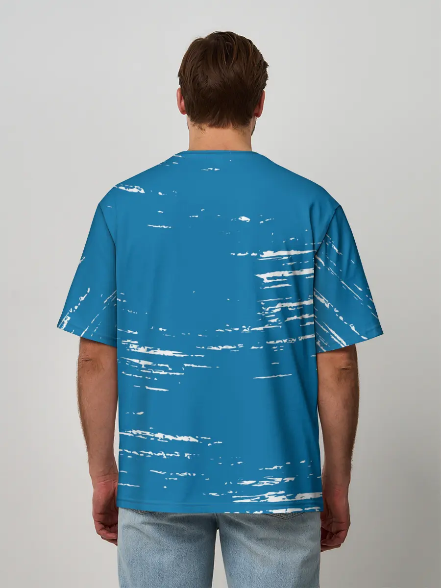 Мужская футболка оверсайз / ФУТБОЛ РОССИЯ / Russia