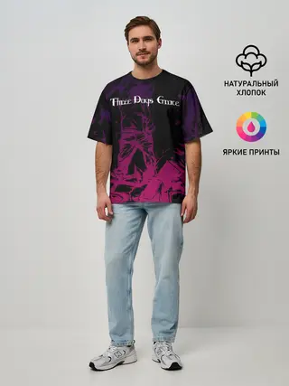 Мужская футболка оверсайз / THREE DAYS GRACE.