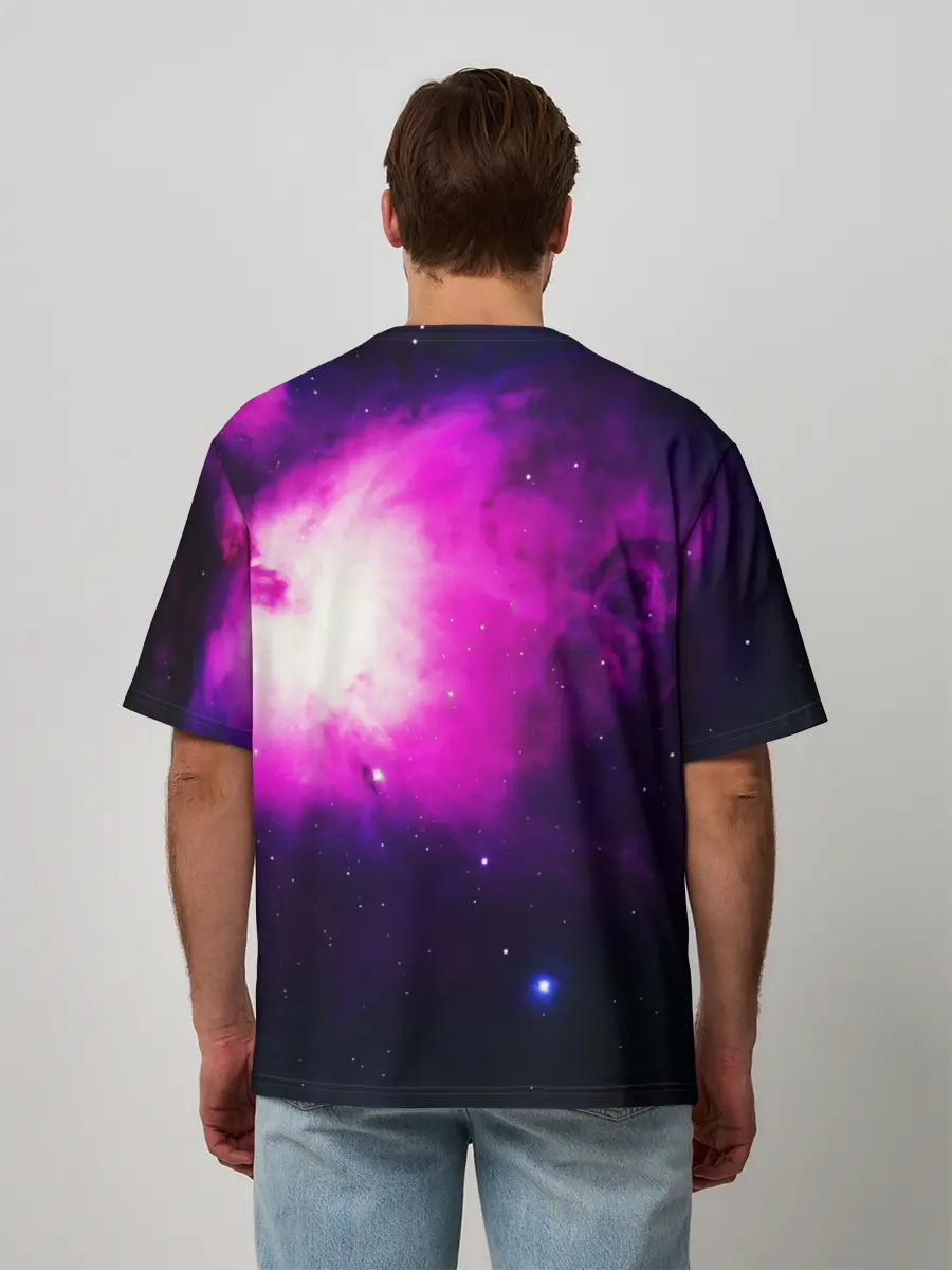 Мужская футболка оверсайз / Space