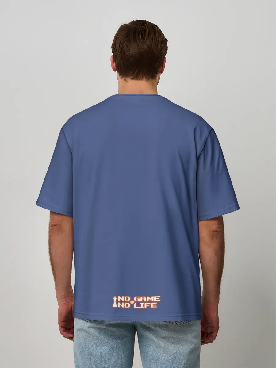 Мужская футболка оверсайз / Shiro princess