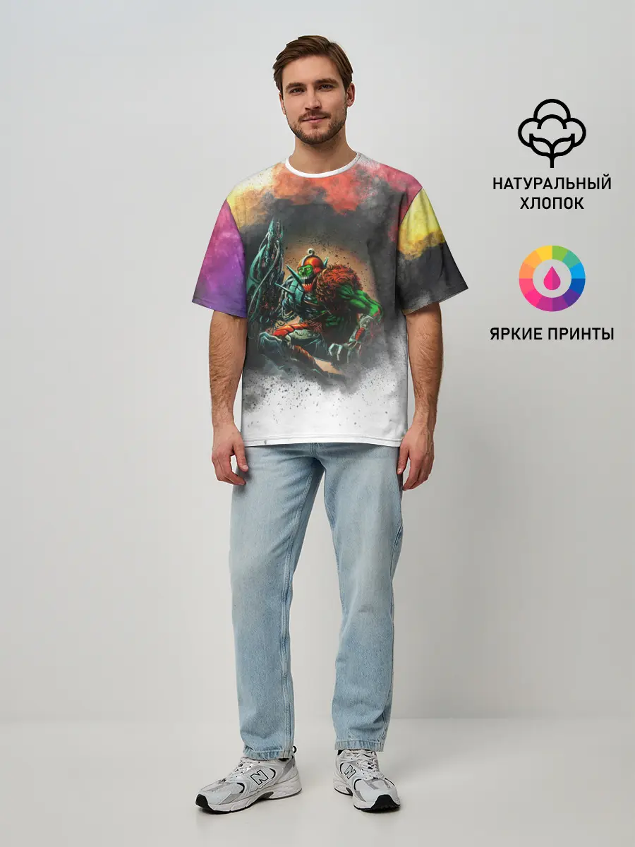 Мужская футболка оверсайз / Хорд | Властелины вселенной