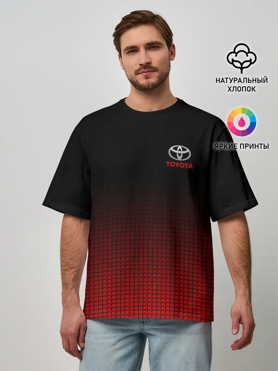 Мужская футболка оверсайз / TOYOTA SPORT