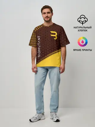 Мужская футболка оверсайз / Биомутант - Краска