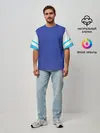 Мужская футболка оверсайз / NEON GRADIENT FITNESS UNIFORM