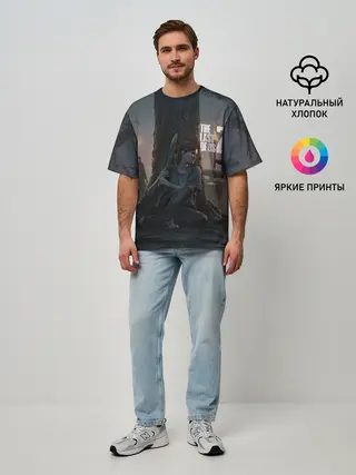 Мужская футболка оверсайз / The last of us 2