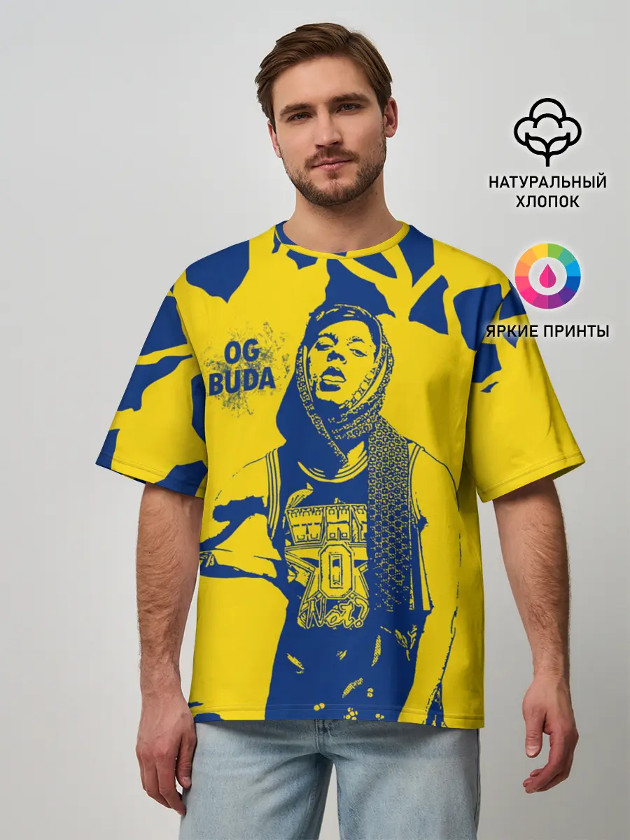 Мужская футболка оверсайз / OG Buda