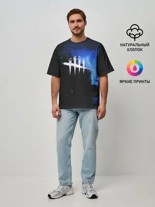 Мужская футболка оверсайз / DEAD BY DAYLIGHT
