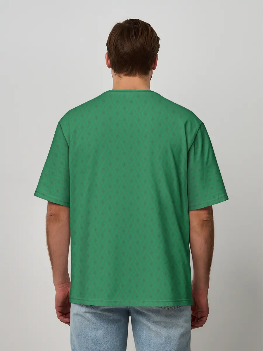 Мужская футболка оверсайз / Не стой на пути паровоза!