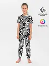 Детская пижама с брюками / Хаотичные линии