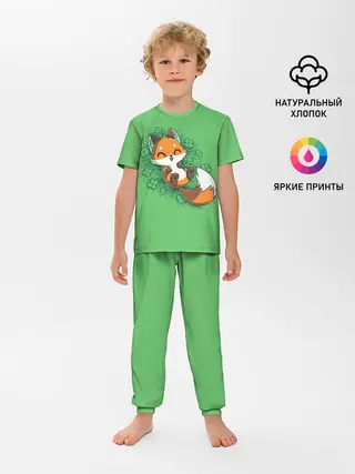 Детская пижама с брюками / Удачливый лис