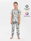 Детская пижама с брюками / Лилии