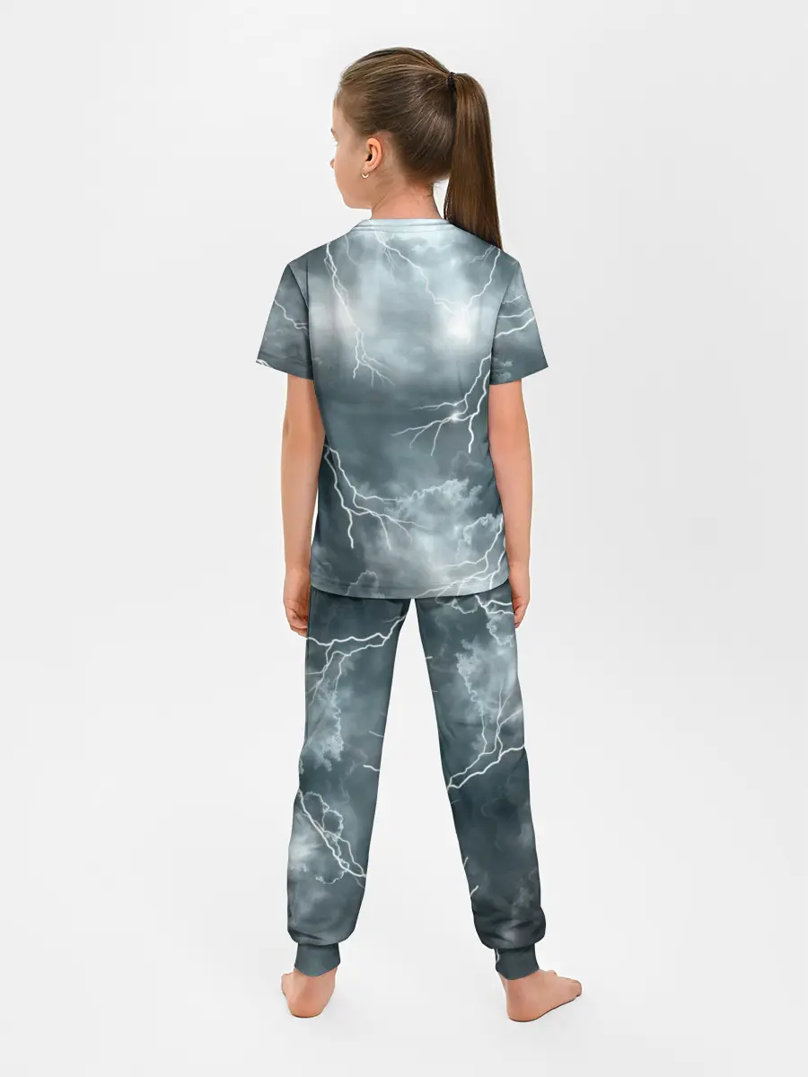 Детская пижама с брюками / Грозовой кошак.