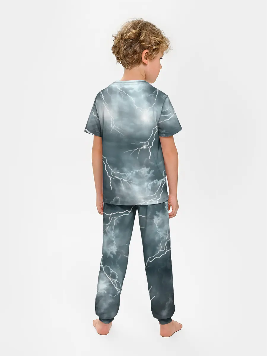 Детская пижама с брюками / Грозовой кошак.