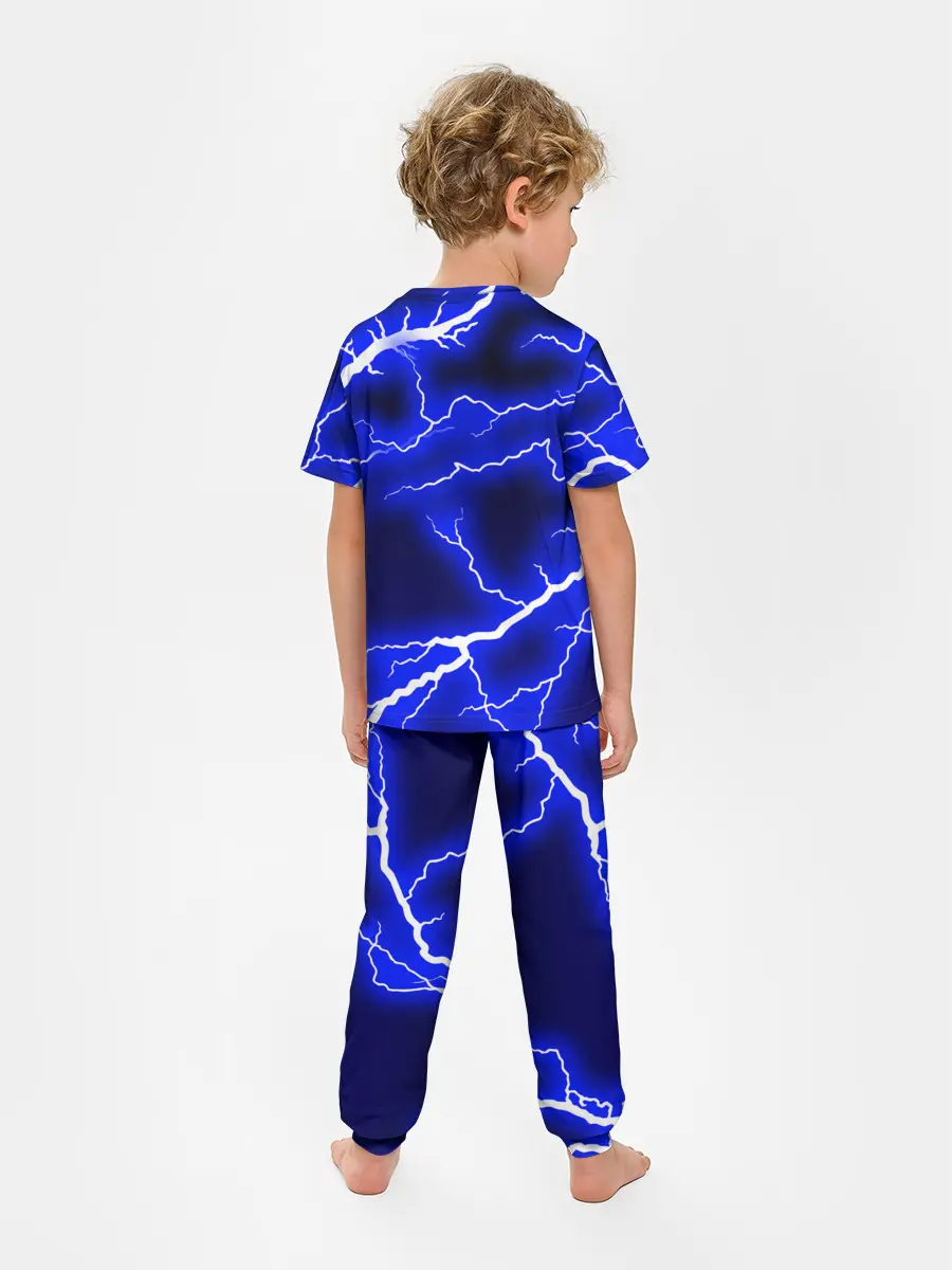 Детская пижама с брюками / СИНИЕ МОЛНИИ
