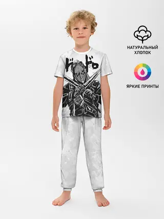 Детская пижама с брюками / Кайман с мечами Дорохедоро